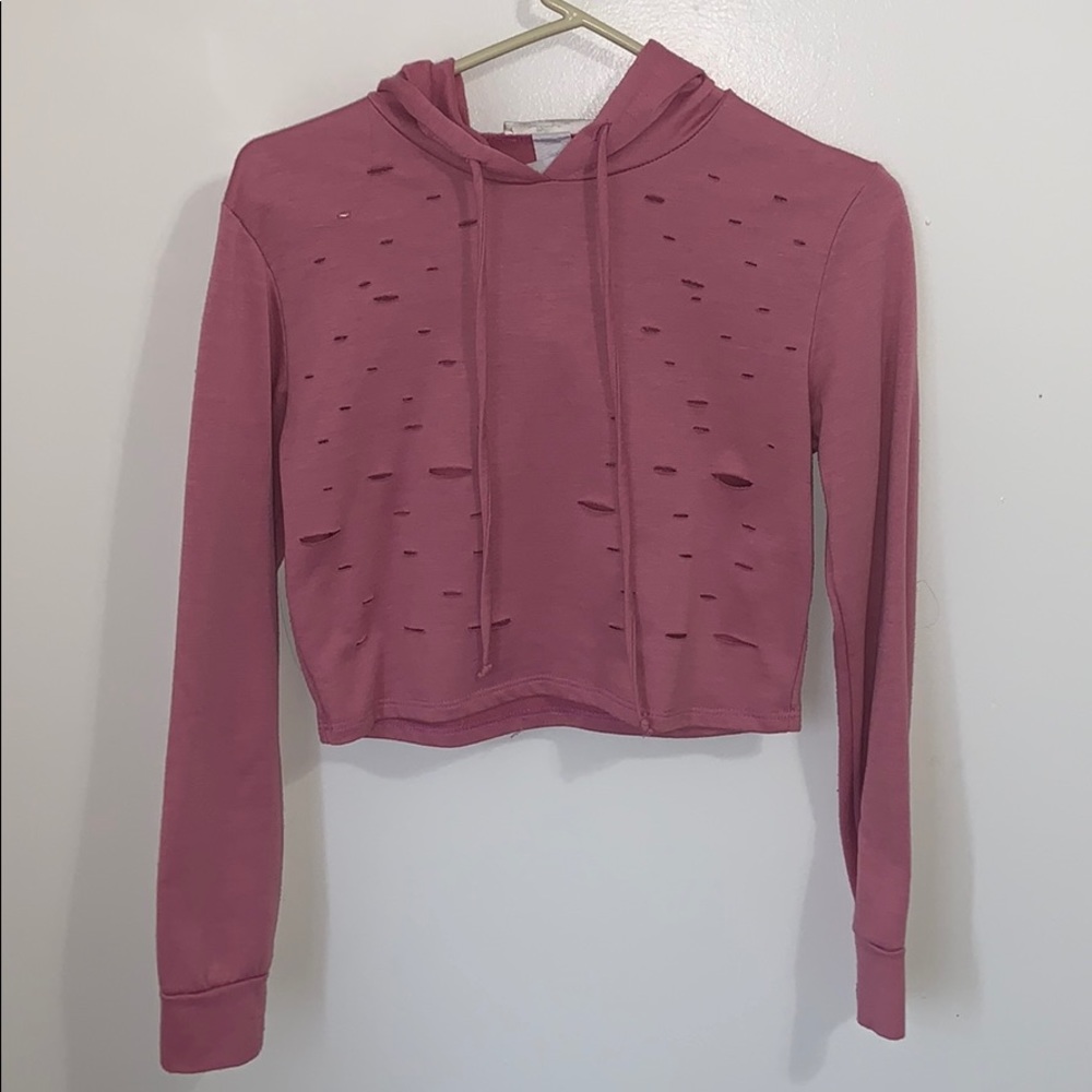 Cropped sweatshirt